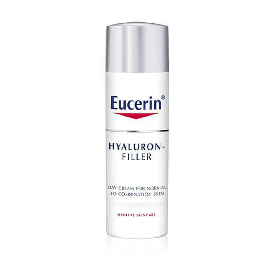 Eucerin HYALURON-FILLER Anti-Falten Tagescreme 1×50 ml für normale bis Mischhaut