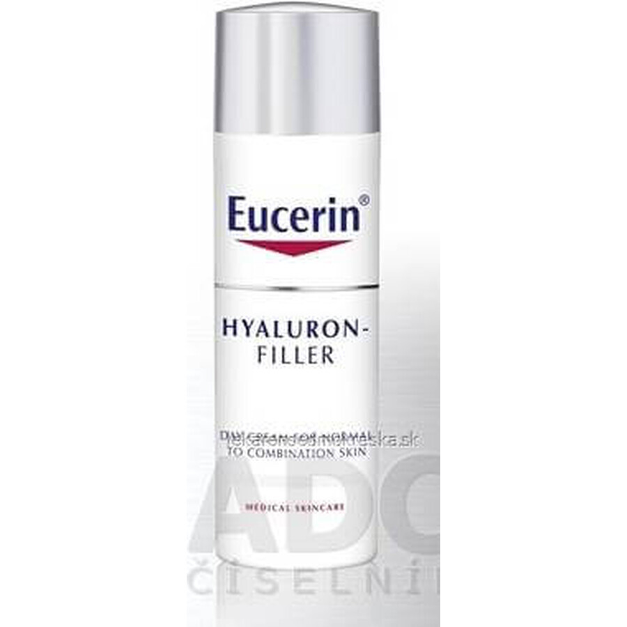 Eucerin HYALURON-FILLER Anti-Falten Tagescreme 1×50 ml für normale bis Mischhaut