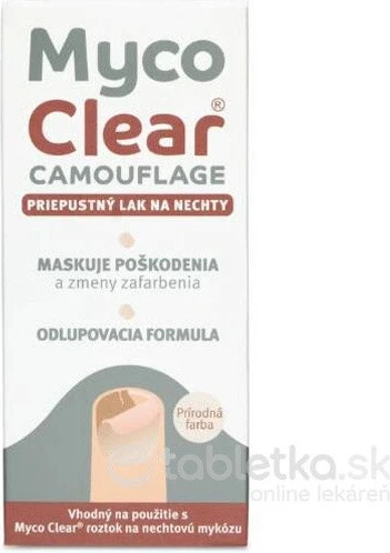 MYCO CLEAR CLEAR CAMOUGLAGE NAIL LINE NAIL LINE 5ML 1×5 ml, Nagellack