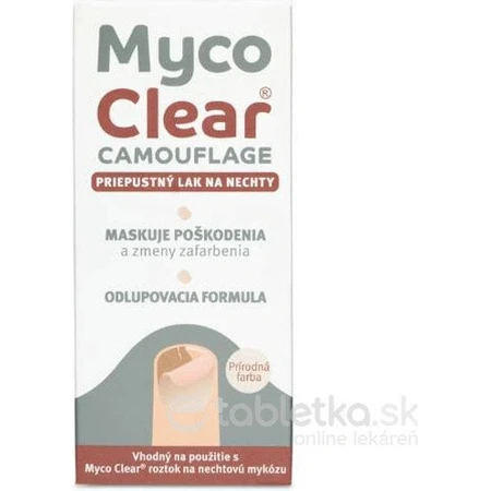 MYCO CLEAR CLEAR CAMOUGLAGE NAIL LINE 5ML 1×5 ml, esmalte de uñas