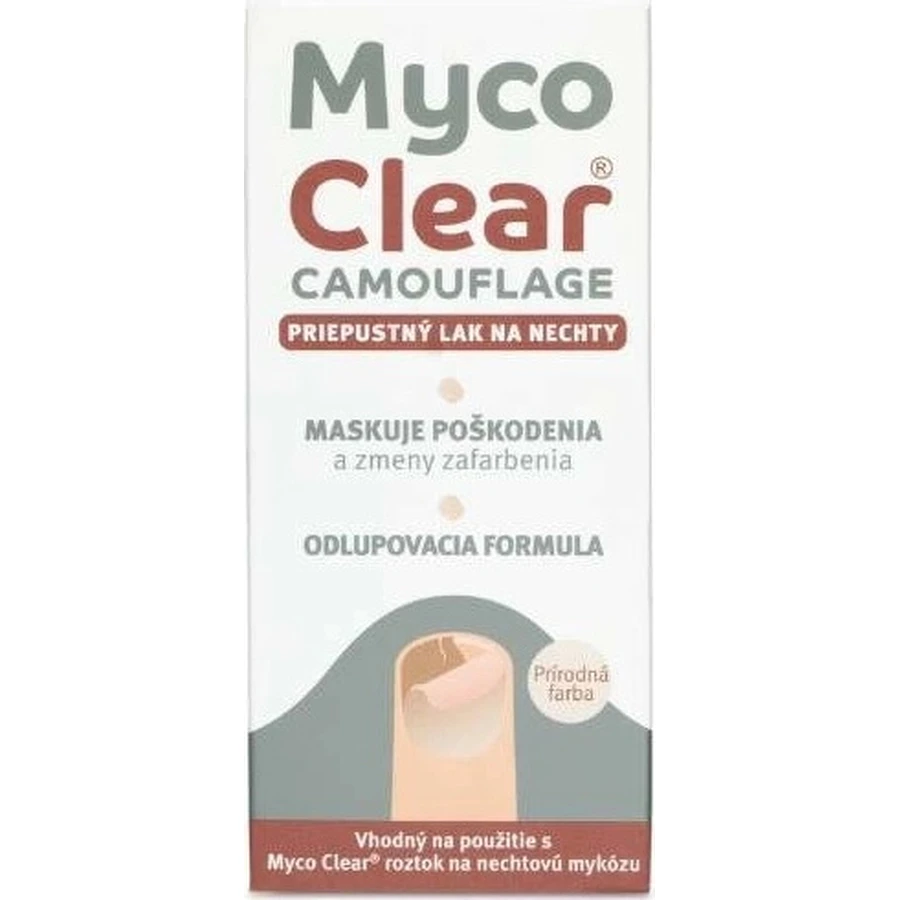 MYCO CLEAR CLEAR CAMOUGLAGE NAIL LINE 5ML 1×5 ml, esmalte de uñas