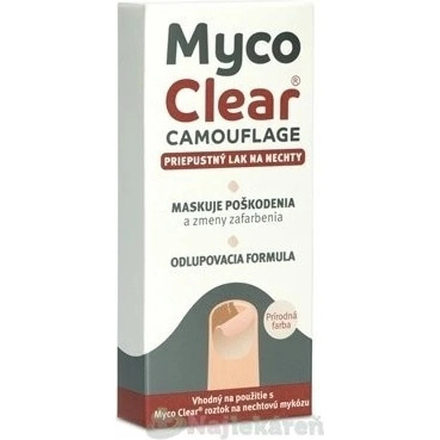 MYCO CLEAR CLEAR CAMOUGLAGE NAIL LINE 5ML 1×5 ml, esmalte de uñas