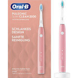 Periuță de dinți electrică Oral B Pulsonic Slim clean 2 000 roz 1×1 buc, periuță de dinți electrică