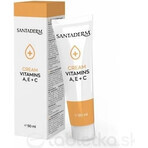 SANTADERM CREAM VITAMINE A, E + C Vitamincreme für trockene und exfolierte Haut 1x50 ml