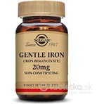 Solgar Gentle Iron 20 mg Fier (bisglicinat feros) Gentle pentru stomac 90 capsule 1×90 cps, supliment alimentar