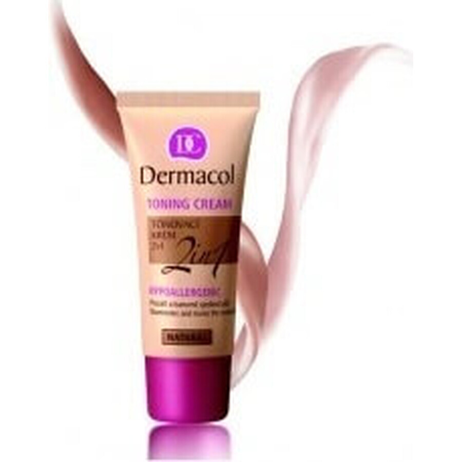 DERMACOL Kleurcrème 2in1 tint: NATURAL 1×30 ml, 2in1 kleurcrème