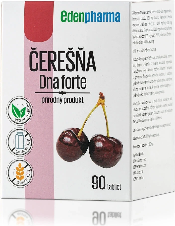 EDENPharma Cherry DNA forte 1×90 tbl, Nahrungsergänzungsmittel