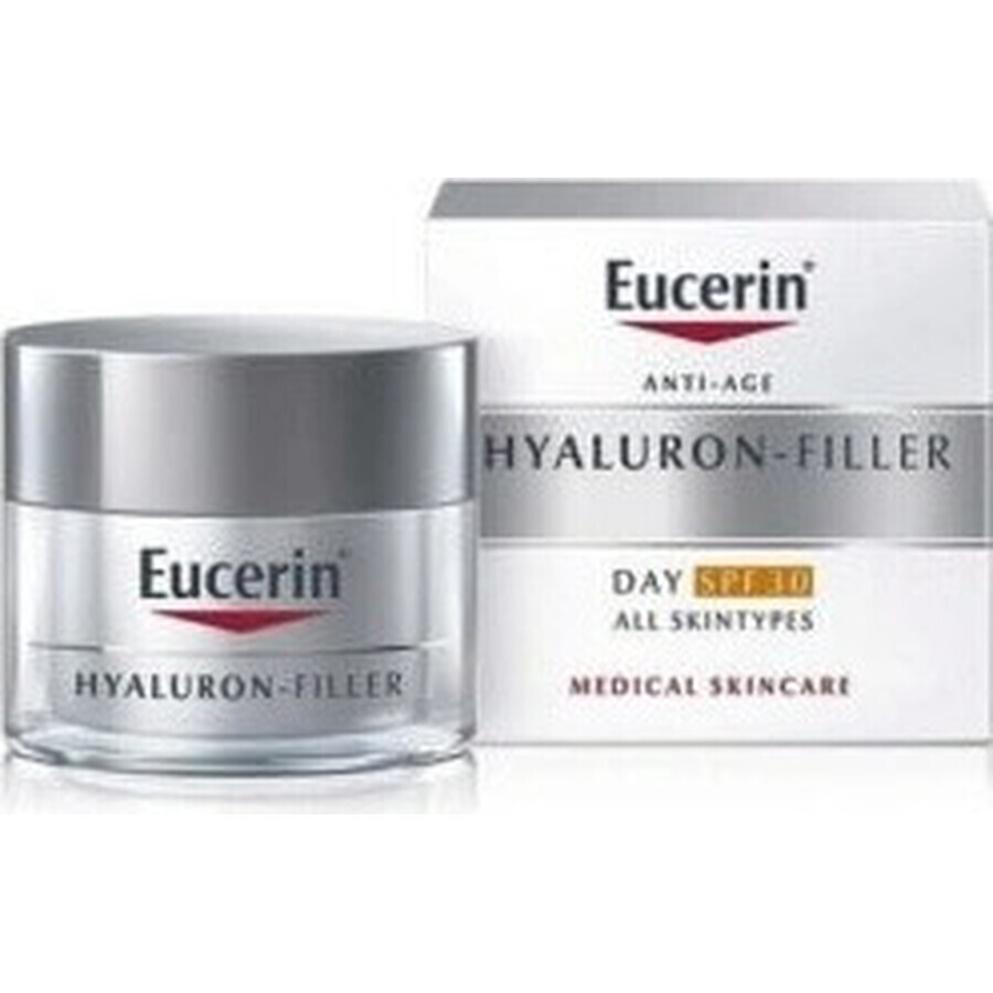 Eucerin HYALURON-FILLER+ELASTICITY dagcrème 1×50 ml, vult diepe rimpels op