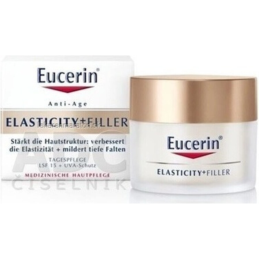 Eucerin HYALURON-FILLER+ELASTICITY dagcrème 1×50 ml, vult diepe rimpels op