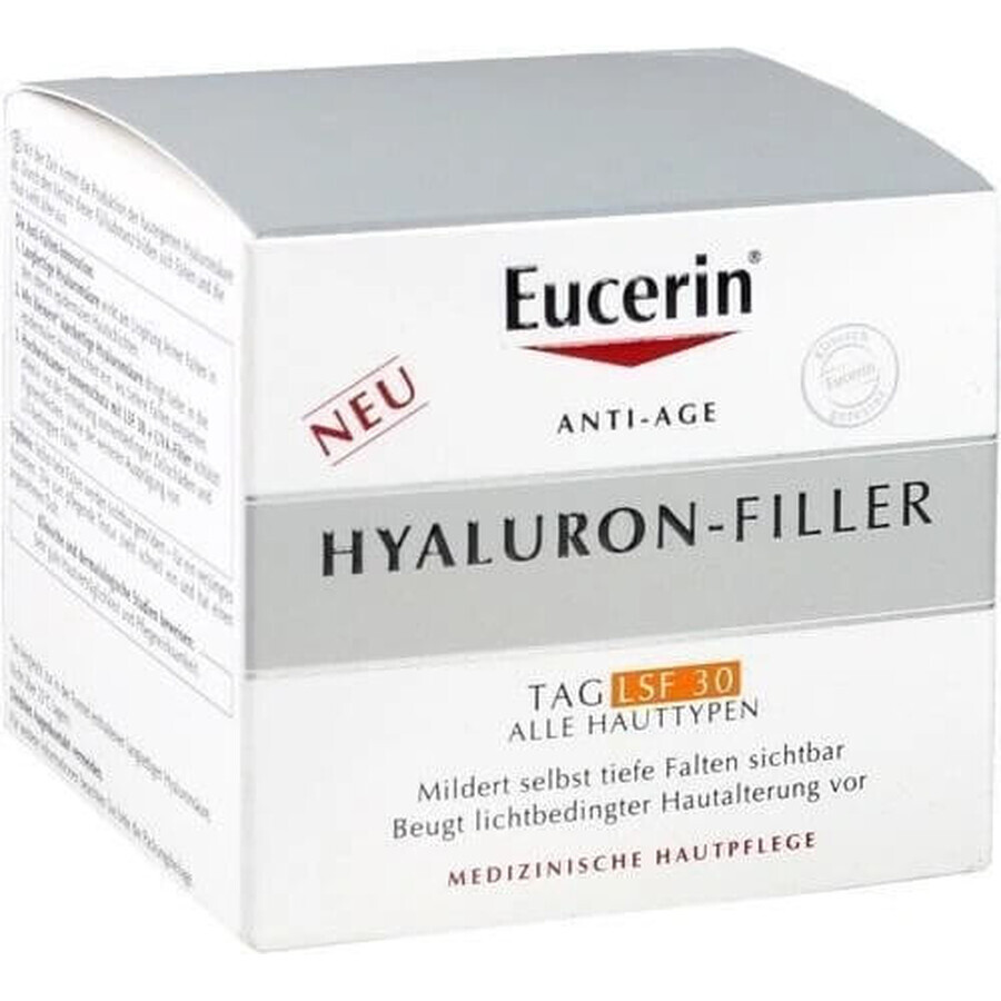 Eucerin HYALURON-FILLER+ELASTICITY dagcrème 1×50 ml, vult diepe rimpels op