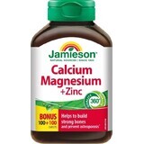 JAMIESON CALCIUM, MAGNESIUM WITH ZINC 1×200 tbl, Calcium + Magnesium + Zink