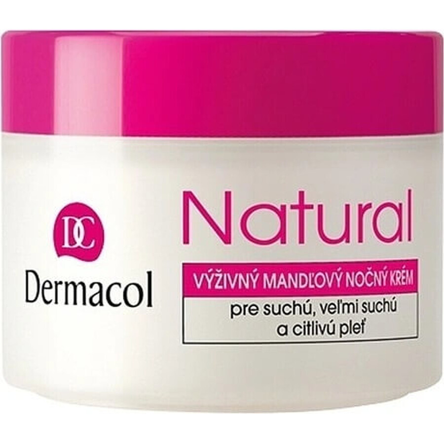 DERMACOL NATURAL Mandel-Nachtcreme 1×50 ml, Nachtcreme