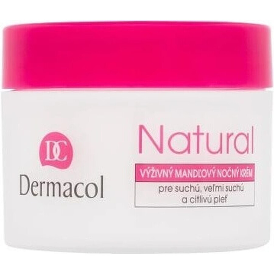 DERMACOL NATURAL Mandel-Nachtcreme 1×50 ml, Nachtcreme