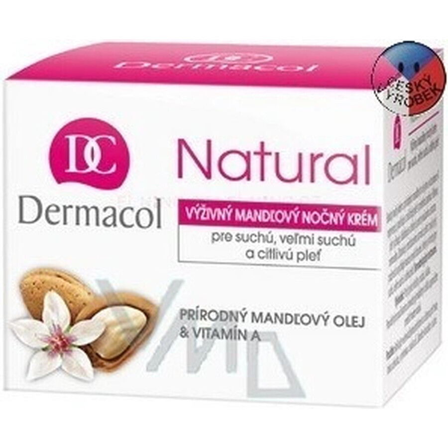 DERMACOL NATURAL Mandel-Nachtcreme 1×50 ml, Nachtcreme