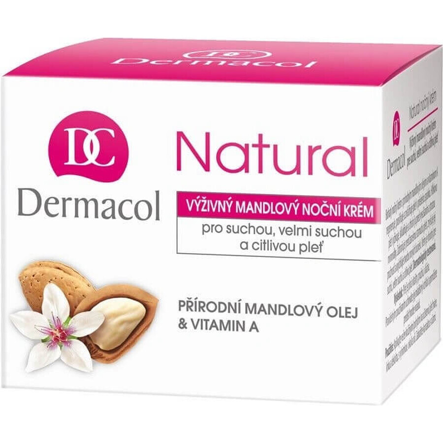 DERMACOL NATURAL Mandel-Nachtcreme 1×50 ml, Nachtcreme