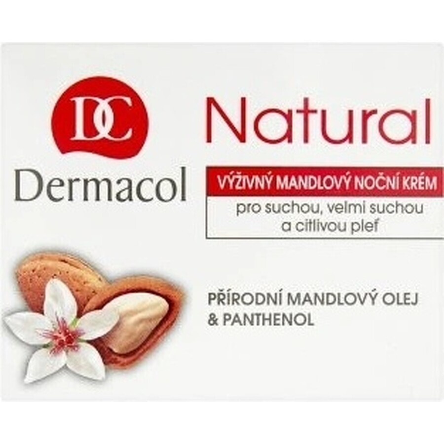 DERMACOL NATURAL Mandel-Nachtcreme 1×50 ml, Nachtcreme