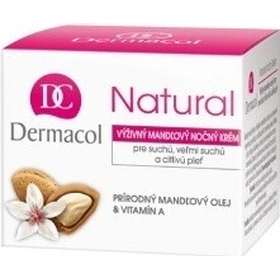 DERMACOL NATURAL Mandel-Nachtcreme 1×50 ml, Nachtcreme