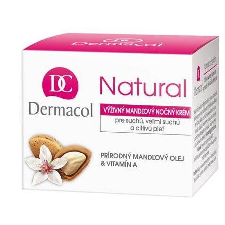 DERMACOL NATURAL Mandel-Nachtcreme 1×50 ml, Nachtcreme