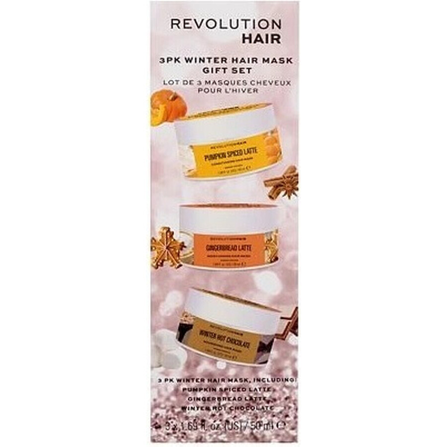 Revolution Haircare, 3pk Winter Hair Mask Gift Set 1×1 set, gift set