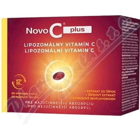 NOVO C PLUS Vitamine C liposomale 1×60 cps, vitamine c