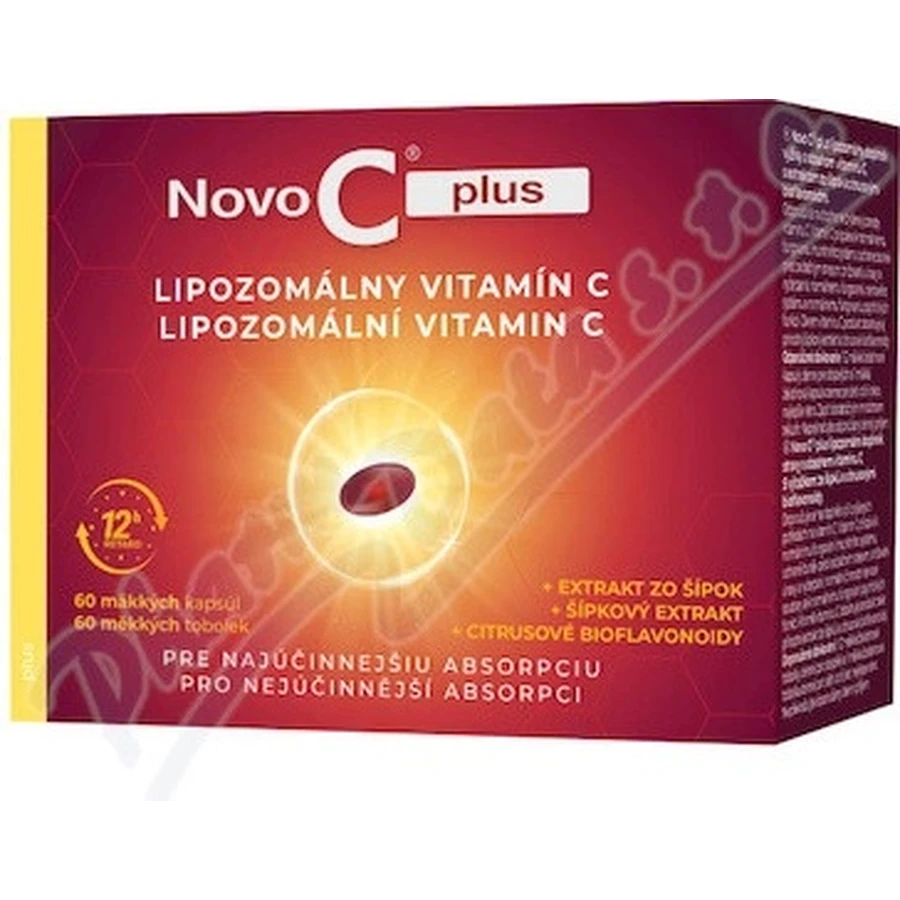 NOVO C PLUS Vitamine C liposomale 1×60 cps, vitamine c