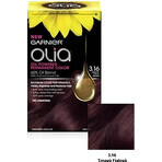 Garnier Olia coloración permanente 3.16 Morado Oscuro 1×1, coloración permanente