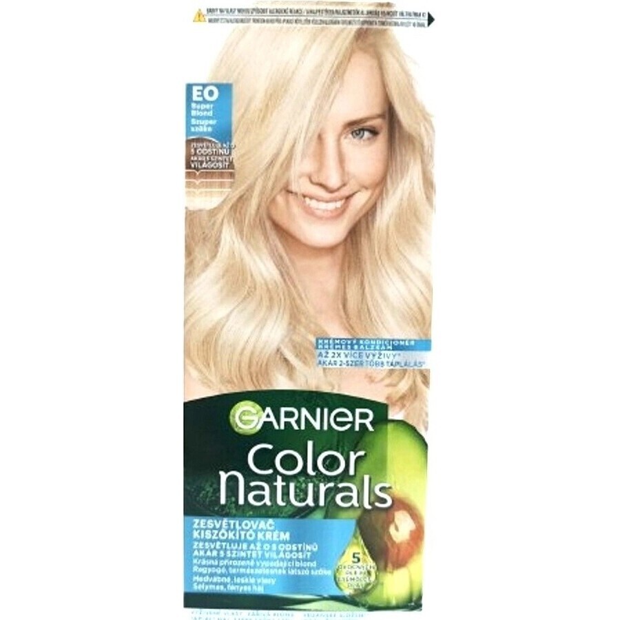 Garnier Color Naturals tinte permanente E0 Super Blonde 1×1 pieza, color de pelo