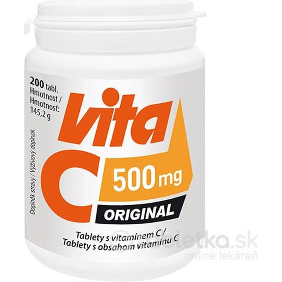 Vitabalans Vita C 500 mg ORIGINAL 1×200 tbl, vitamin C