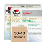 Kollagen Beauty system, 30+10 Trinkfläschchen, Doppelherz 