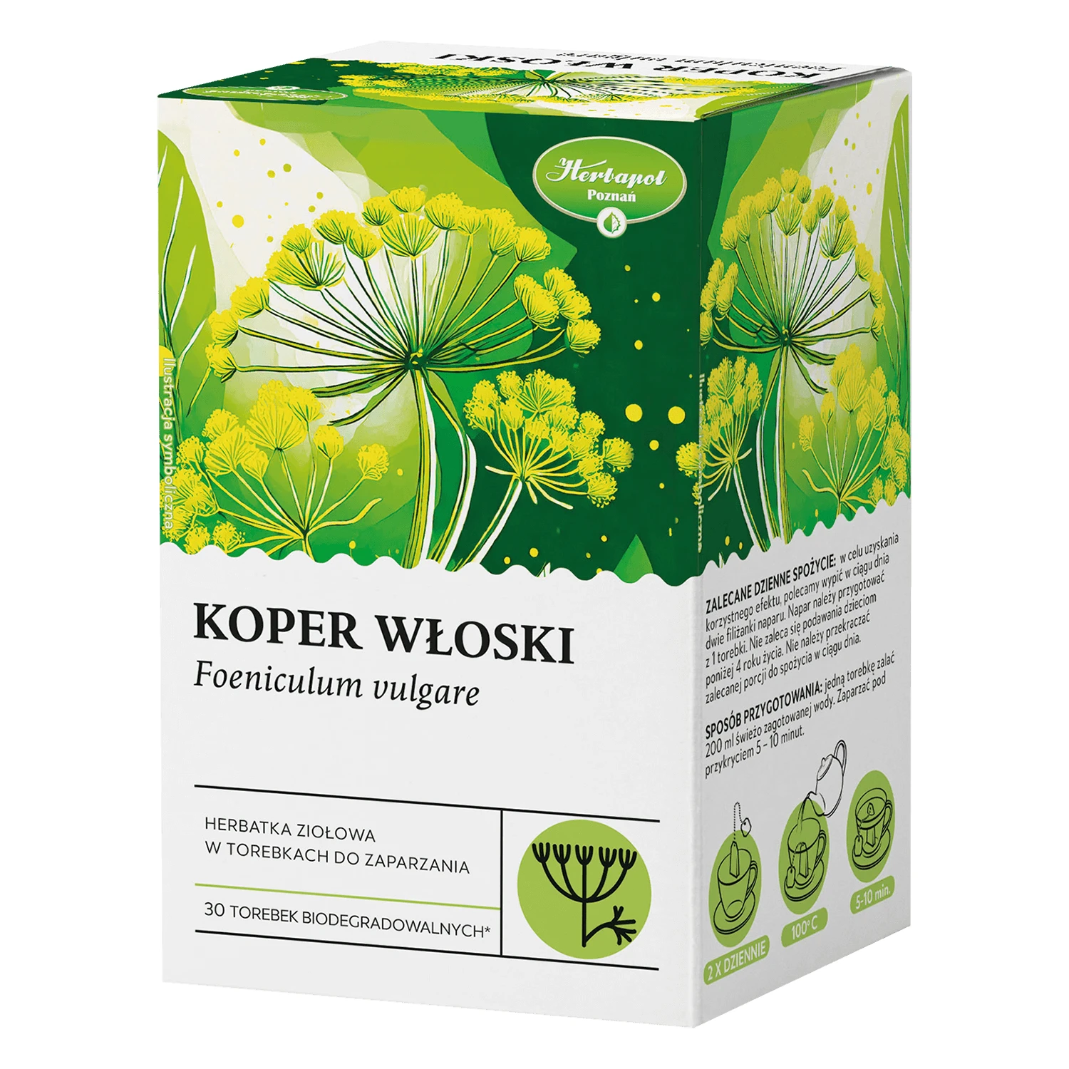 Herbapol Fenchel, Kräutertee, 30 Portionsbeutel
