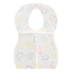 Bocioland, disposable bibs, from birth, 10 pieces