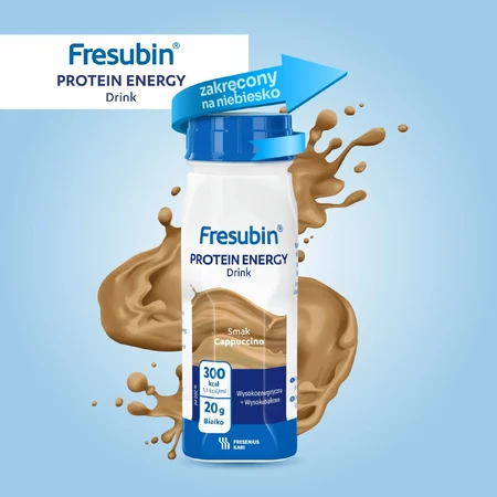 Fresubin Protein Energy Drink, 4x200 ml - cappuccino smaak Fresenius Kabi