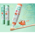 Dentifrice pour enfants Lilikiwi au fluor, framboise et litchi, à partir de 3 ans, 30 ml