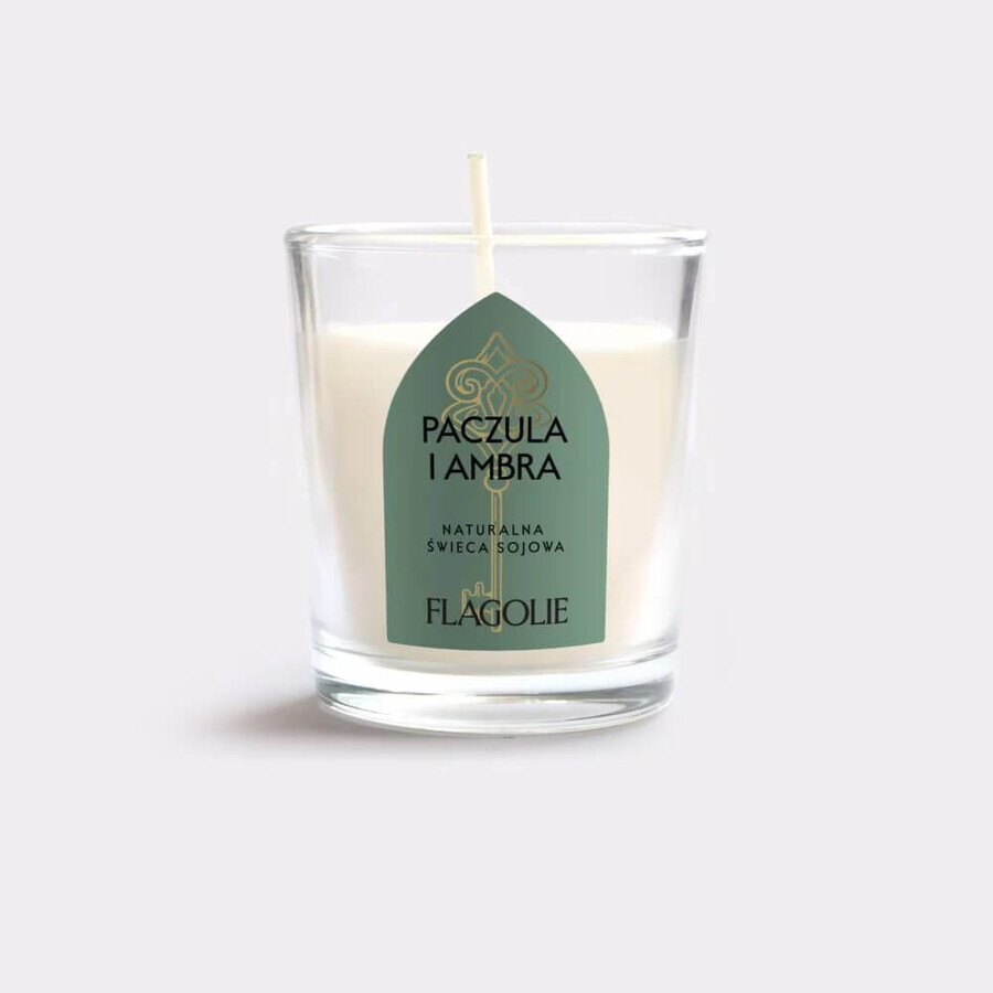 Flagolie The Heritage of Spain, scented candle made of soy, Patchouli and Ambergris, 70 g