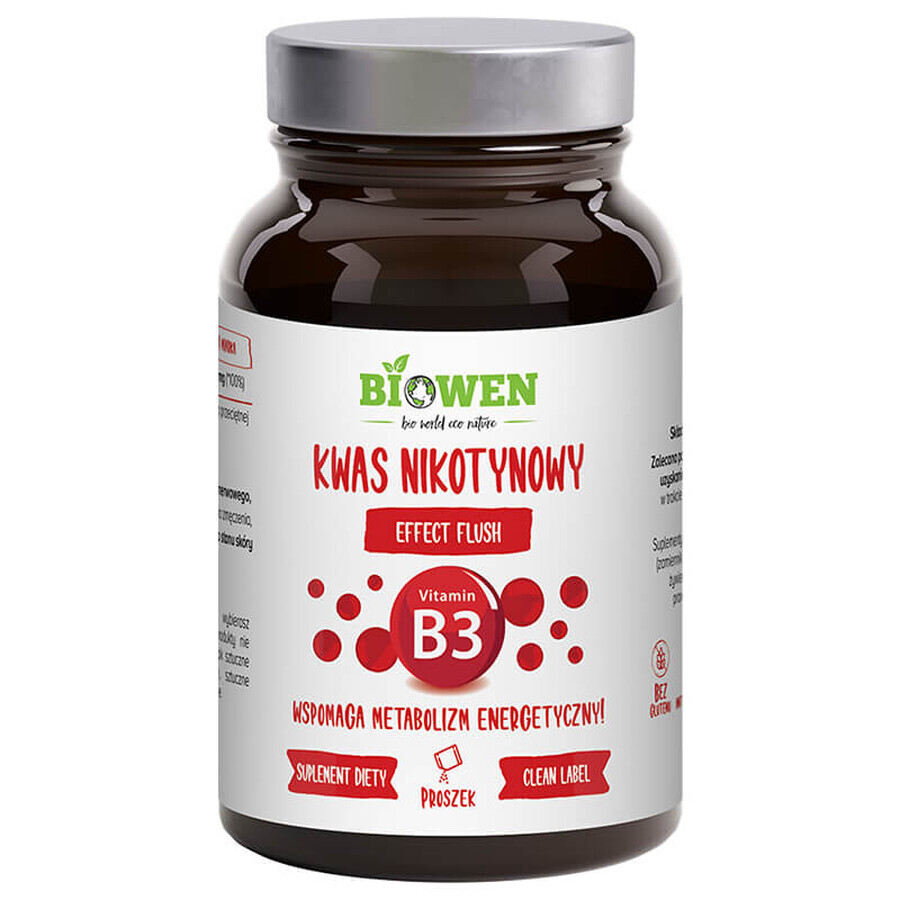 Biowen Nicotinezuur, vitamine B3, 120 g