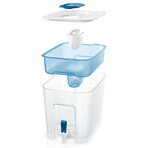 Brita Flow, 8,2 l filter dispenser with tap, blue + Maxtra Pro Pure Performance filter, 1 pc