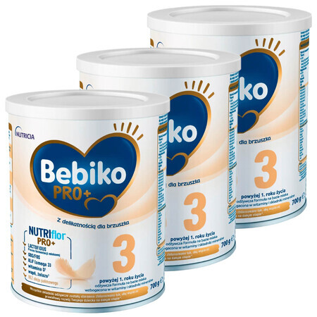 Bebiko Pro+ 3 Nutriflor Pro+, modifizierte Milch, ab 1 Jahr, 3 x 700 g