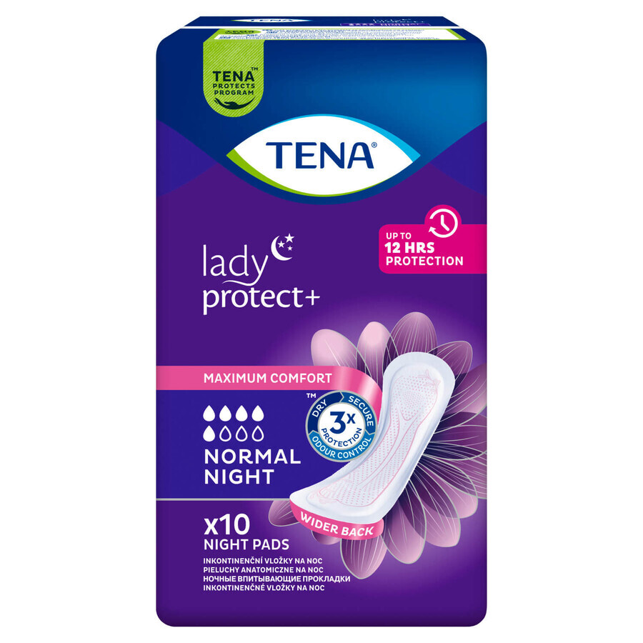 Tena Lady Set, urologisch maandverband, Normaal Nacht, 2 x 10 stuks + ProSkin Pants Normaal Absorberend Slipje, maat M en L, 2 proefverpakkingen