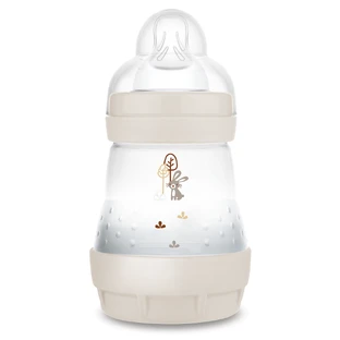 MAM Perfect Start Anti-Colic, biberon anti-colic, cu tetină din silicon, Planet Love, unisex, de la naștere, 160 ml