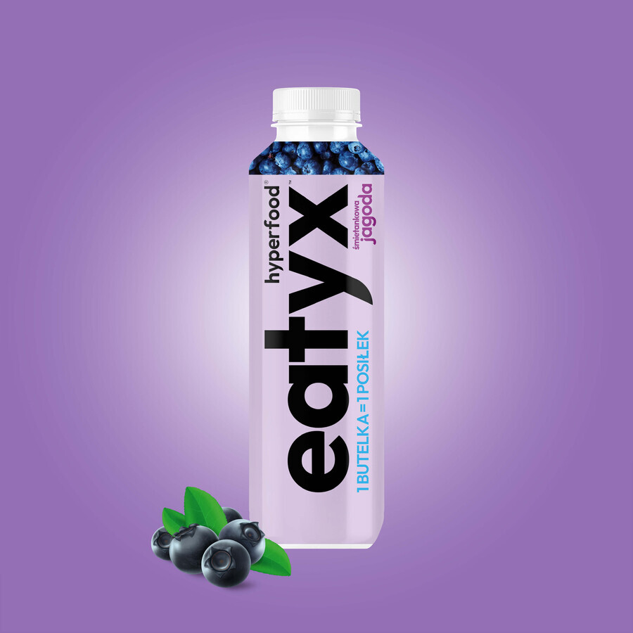 OSHEE Eatyx, masă lichidă gata de băut, cremă de fructe de pădure, 500 ml