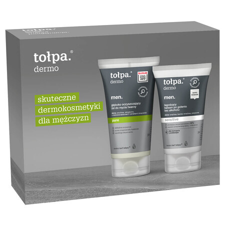 Tolpa Men set, gel lavacara 150 ml + acondicionador aftershave 100 ml