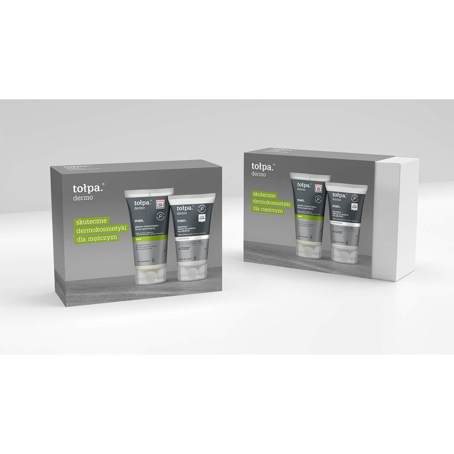 Tolpa Men set, gel lavacara 150 ml + acondicionador aftershave 100 ml