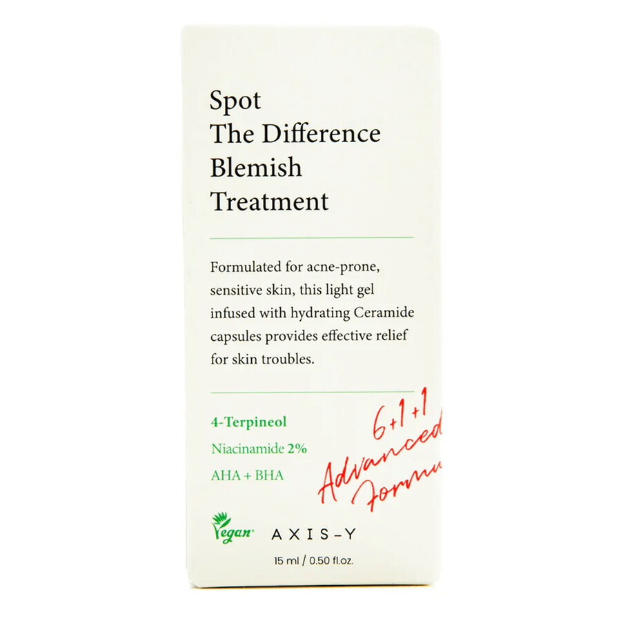 Axis-y Spot the Difference Blemish Treatment, Gel gegen Akne, 15 ml