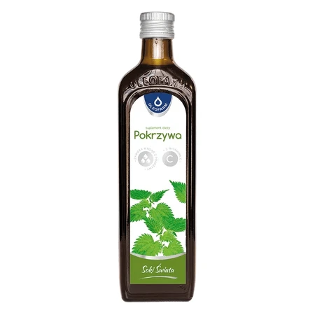 Oleofarm World Juices Brennnessel mit Vitamin C, 490 ml