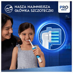 Oral-B Pro Kids, spazzolino elettrico con punte, Spiderman, oltre 3 anni, ultra morbido, 4 pezzi