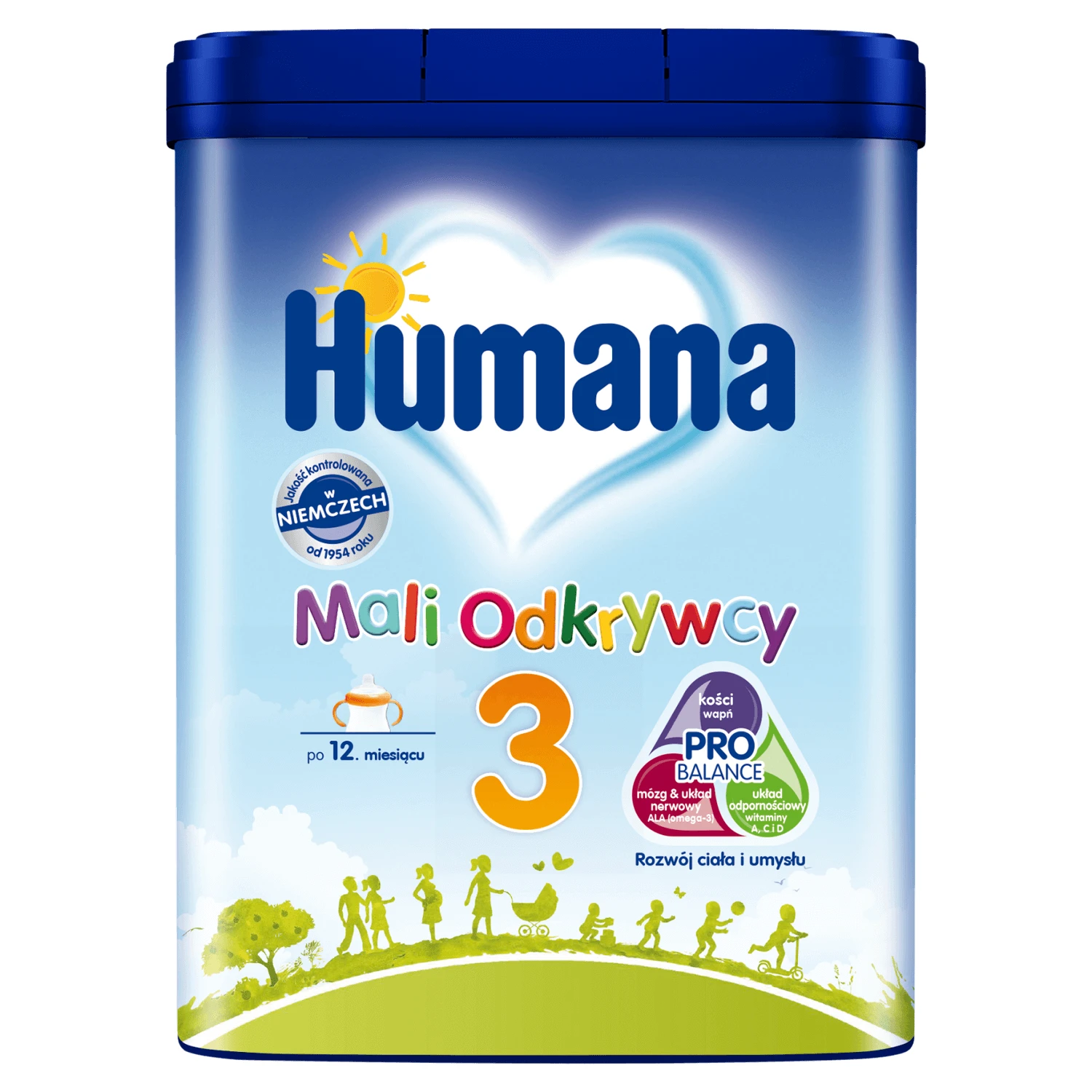 Humana 3 Little Explorers, Produkt auf Milchbasis, ab 12 Monaten, 650 g