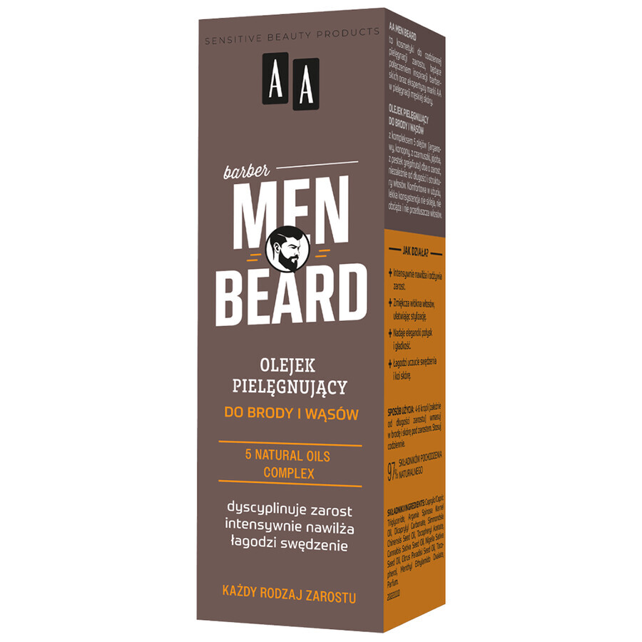 AA Men Beard and Moustache Conditioning Oil 30 ml