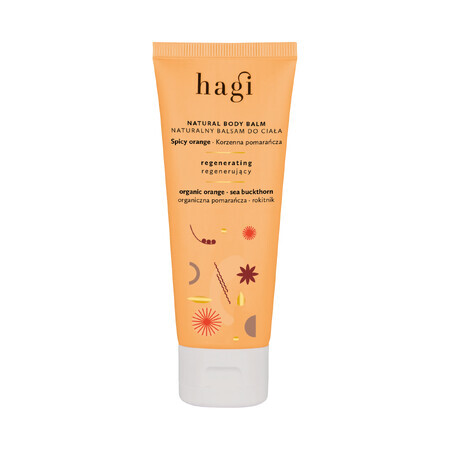 Hagi Spicy Orange, natural regenerating body lotion, 75 ml