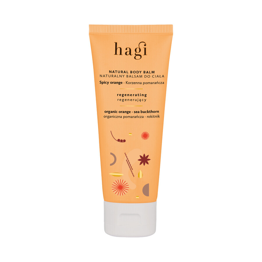 Hagi Spicy Orange, natural regenerating body lotion, 75 ml