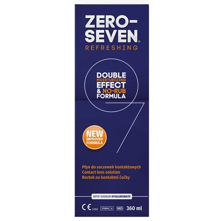 Zero-Seven Soluție răcoritoare pentru lentile, 360 ml